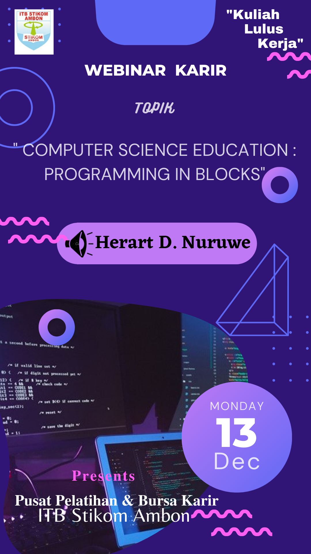 Purple Modern with Memphis Illustration Business Marketing Seminar Instagram Story (1)