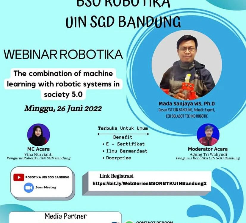 Webinar Robotika bersama UIN SGD Bandung