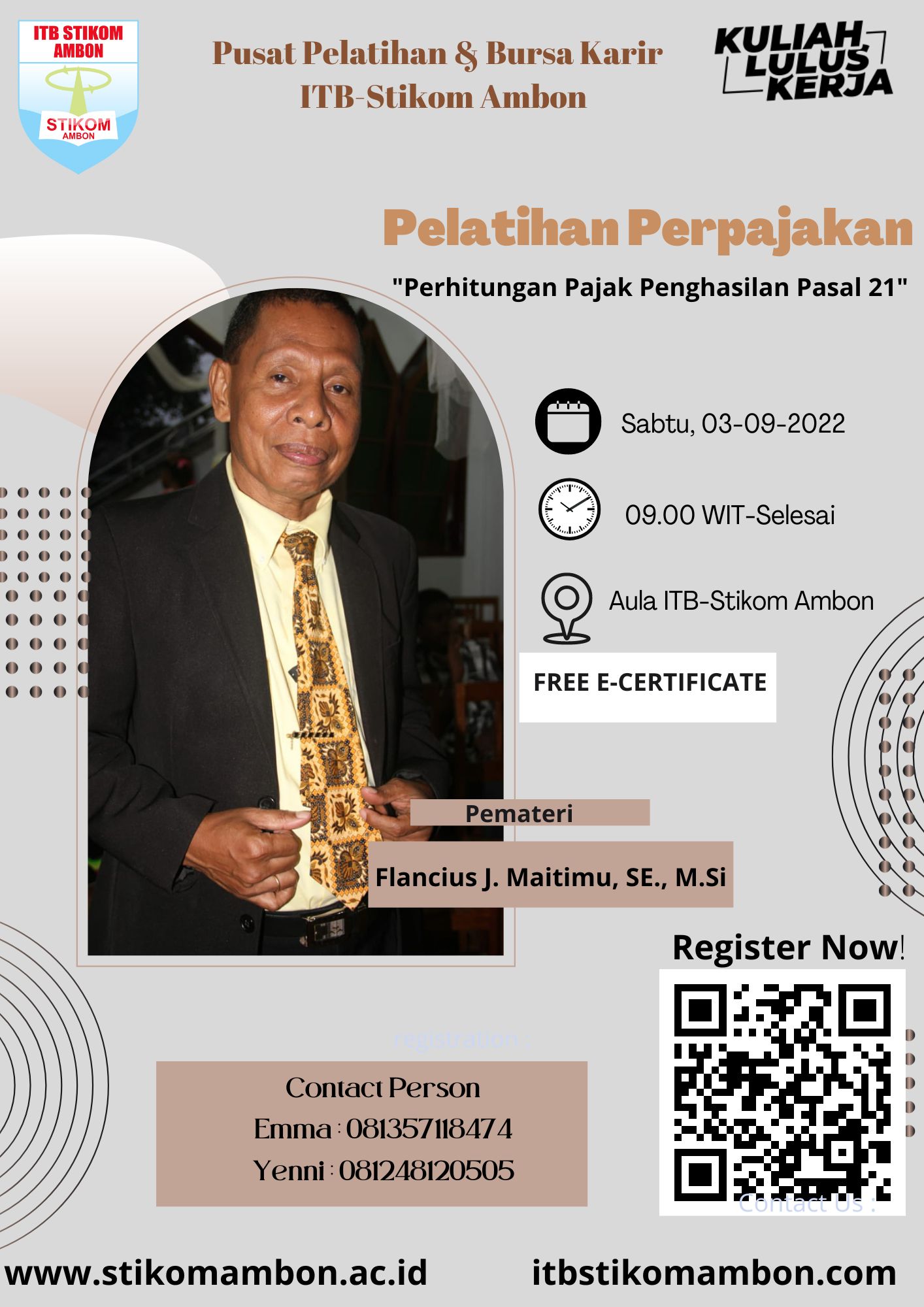 White Orange Modern Seminar Event Flyer (1)