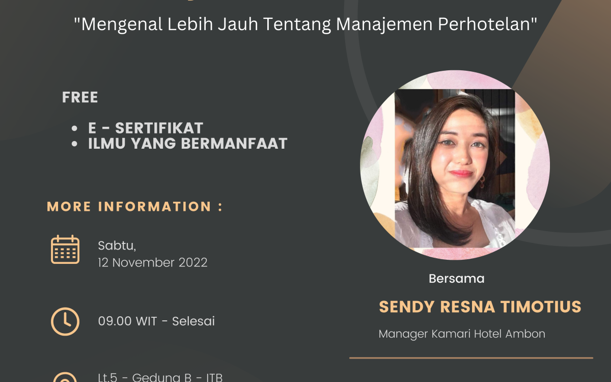 Seminar Manajemen Perhotelan