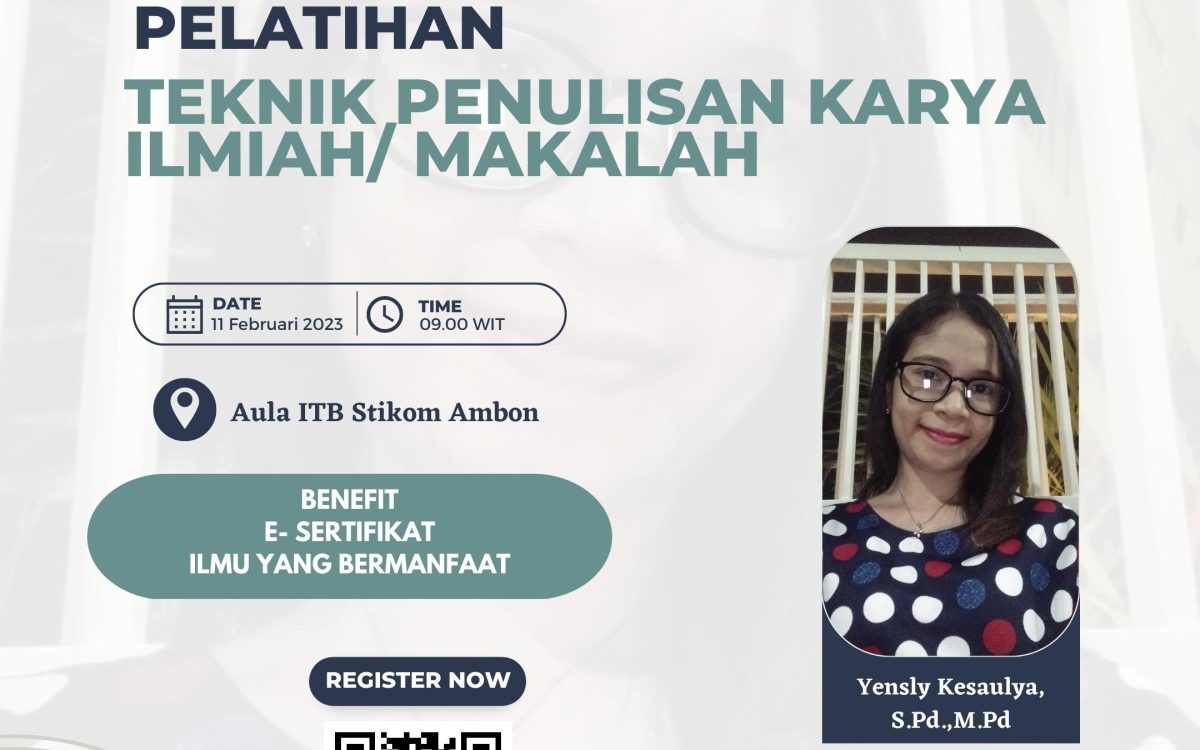 Pelatihan Teknik Penulisan Karya Ilmiah ( Makalah )