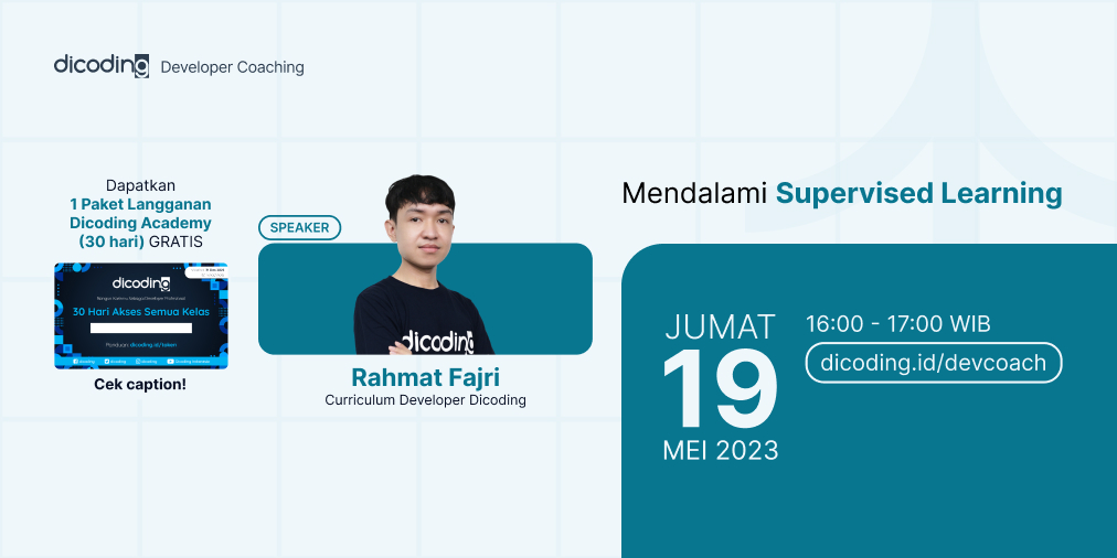 Seminar Supervised Learning Bersama Dicoding