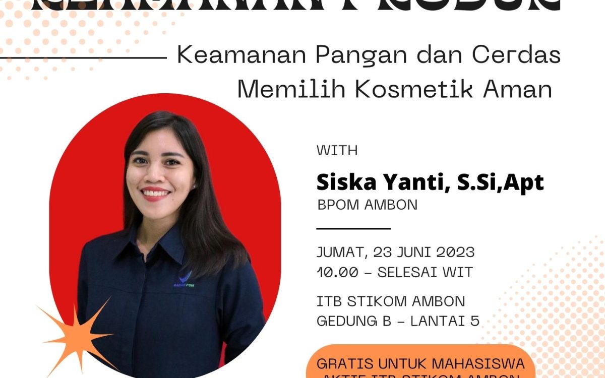 Seminar Keamanan Produk Pangan dan Obat