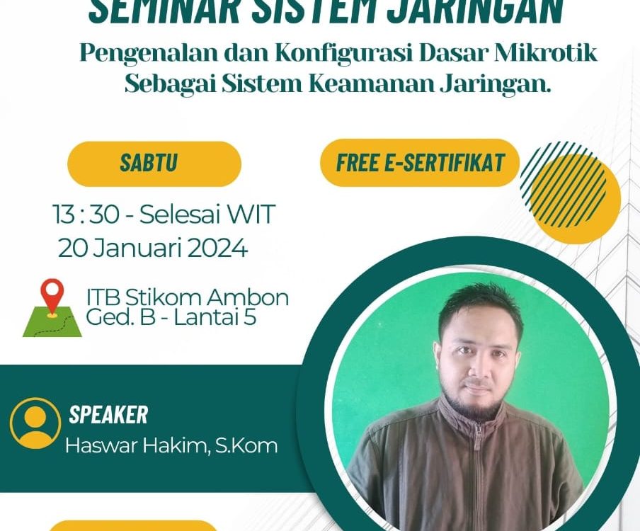 KEGIATAN SEMINAR SISTEM JARINGAN