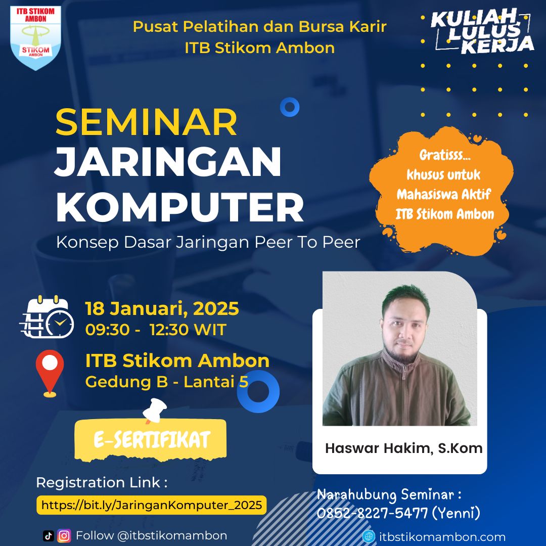 Blue Yellow Live Business Webinar Instagram Post