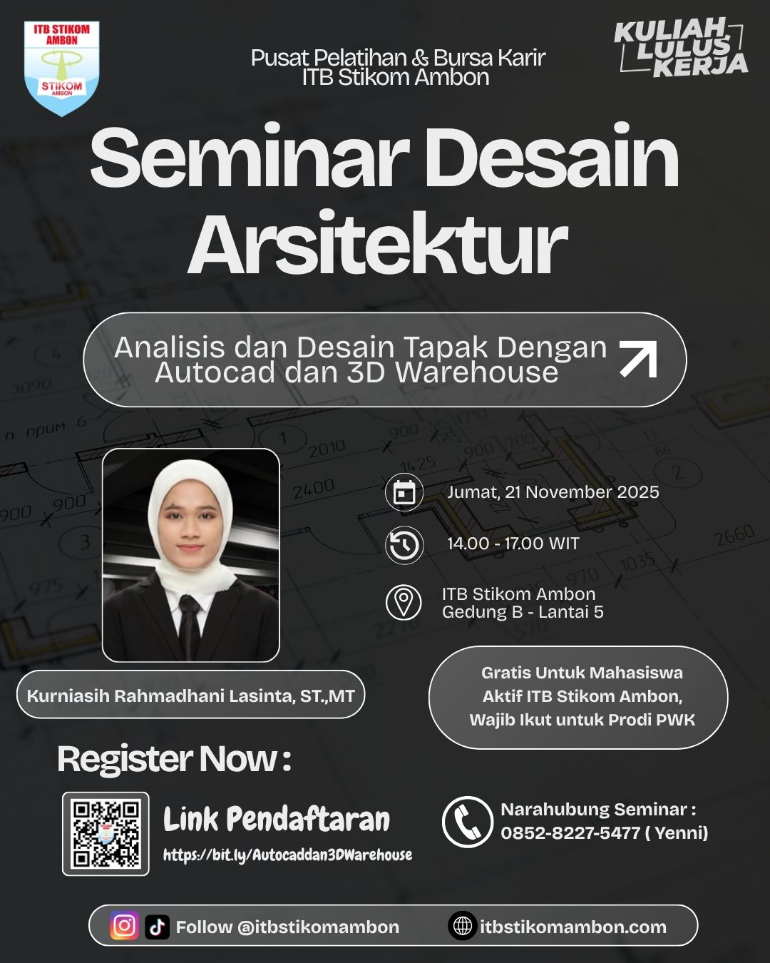 Green White Modern Sustainability Webinar Instagram Post