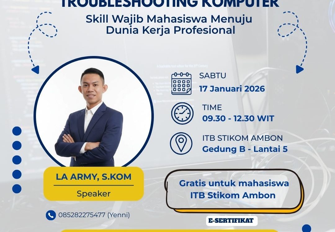 WORKSHOP TROUBLESHOOTING KOMPUTER